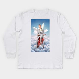 Pee Wee Herman art - design 18 Kids Long Sleeve T-Shirt